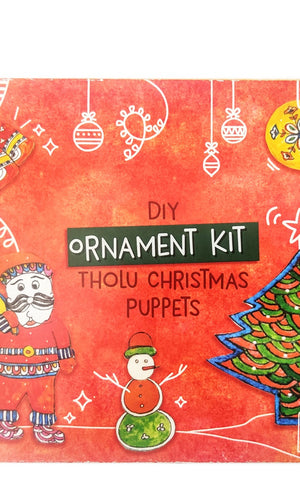 POTLI DIY Ornament kit - Handmade Tholu Christmas Puppets - For 8 yrs - 80 yrs