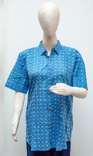 Unisex Shibori Shirt H/S