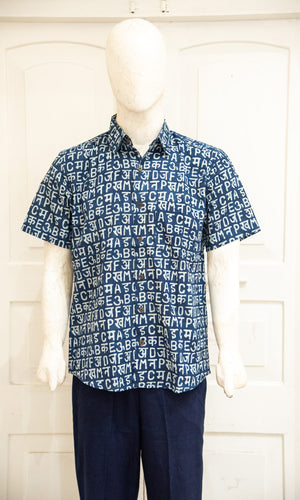 Blockprinted H/S Shirt