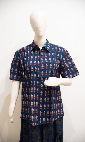 Blockprinted H/S Shirt