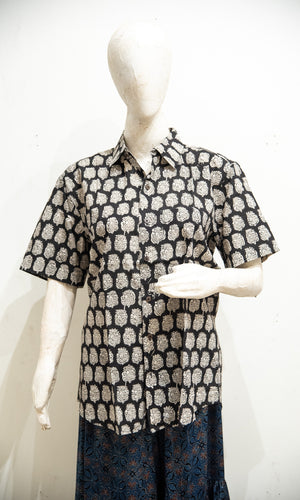 Blockprinted H/S Shirt