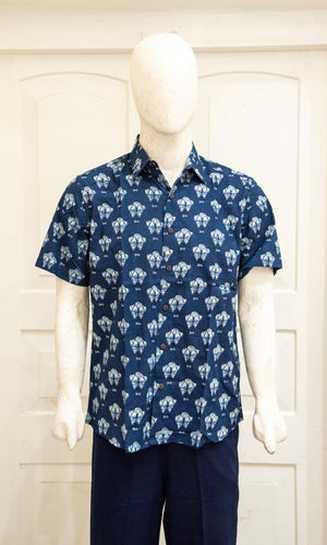 Blockprinted H/S Shirt