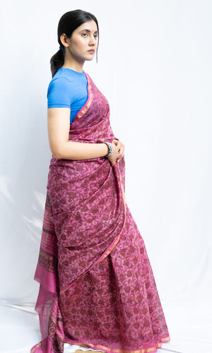 Vanaspati Print Saree