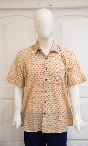 Blockprinted H/S Shirt