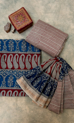 Maheshwari Bagh Print Suit set