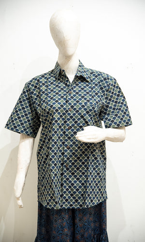 Blockprinted H/S Shirt