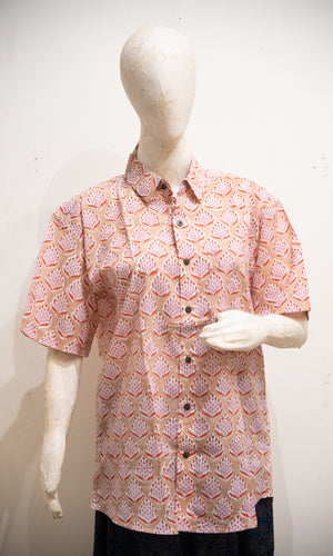 Blockprinted H/S Shirt