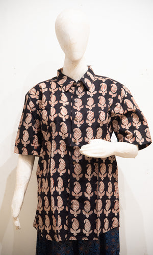 Blockprinted H/S Shirt