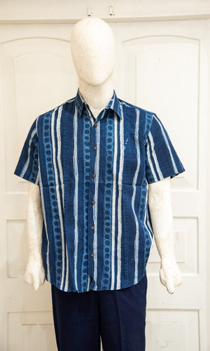 Blockprinted H/S Shirt