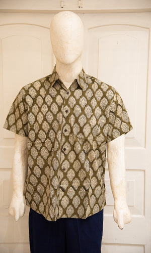 Blockprinted H/S Shirt