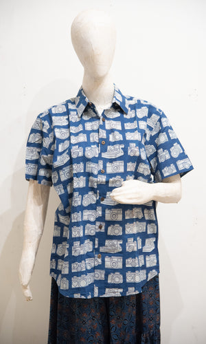 Blockprinted H/S Shirt