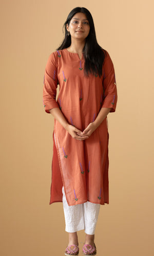 Chikankari Kurta Long Q/S