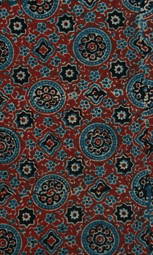 Ajrakh Print Fabric