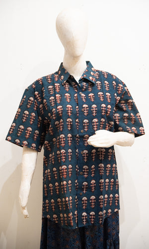Blockprinted H/S Shirt