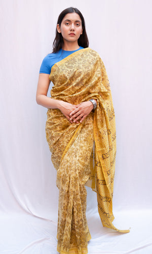 Vanaspati Print Saree