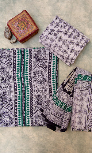 Bagh Print Suit set