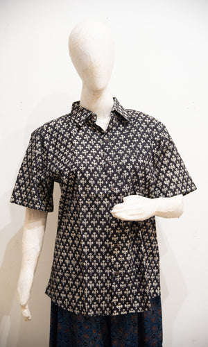 Blockprinted H/S Shirt