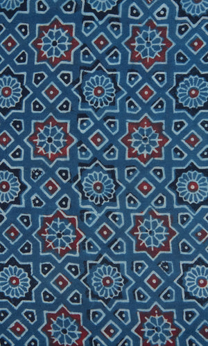 Ajrakh Print Fabric