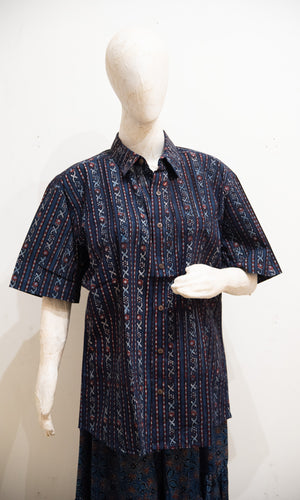 Blockprinted H/S Shirt