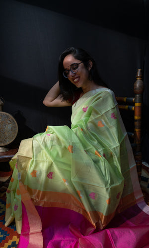 Woven Boota Sari