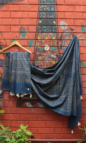 Ajrak Cotton Dupatta