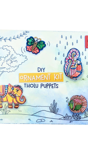 POTLI DIY Ornament kit - Handmade Tholu Traditional Puppets - For 8 yrs - 80 yrs