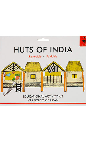 POTLI Handmade Educational DIY Colouring Kit for Our Young Architects (Ikra House of Assam ) Learning Activity for ( 7 Years +)