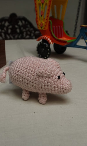 Knitted Pig
