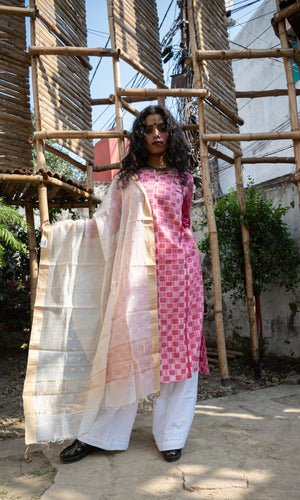 Shibori Cotton Kurta