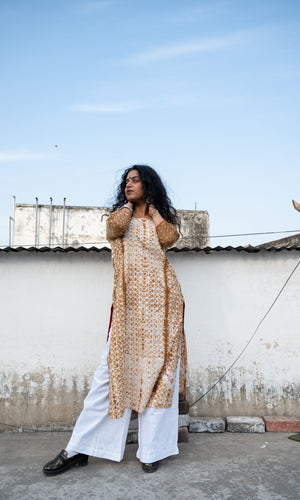 Shibori Cotton Kurta