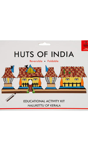 POTLI Handmade Educational DIY Colouring Kit for Our Young Architects (Nalluketu of Kerala) Learning Activity for ( 7 Years +)