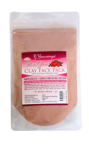 Yauvanya Rose Glow Clay Face Pack