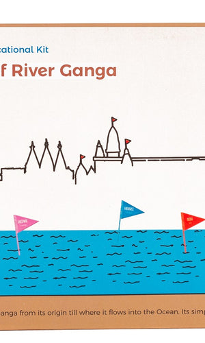 POTLI Educational DIY Colouring and Learning Activity kit about Rivers Of India (River Ganga) ( 5 Years +)