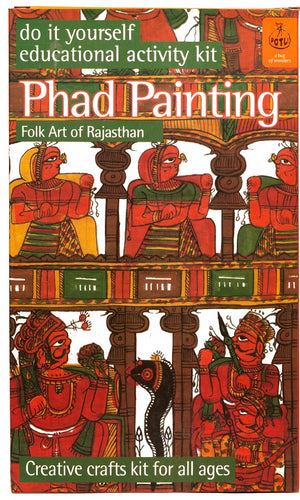 POTLI Handmade DIY Educational Colouring Kit - Phad Painting of Rajasthan for Young Artists (5 Years +)