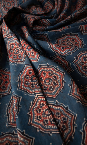 Ajrak fabric